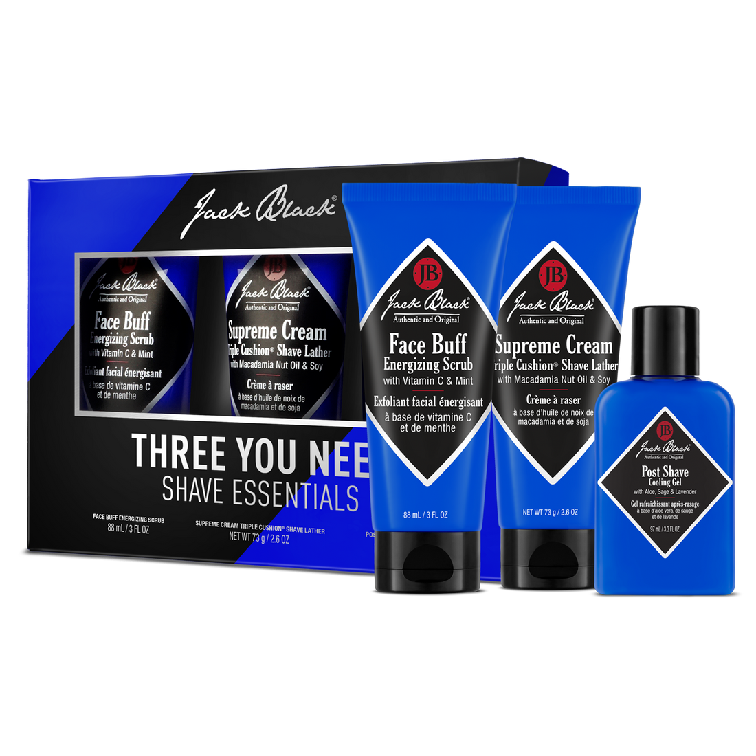 Jack Black Three You Need Shave Essentials