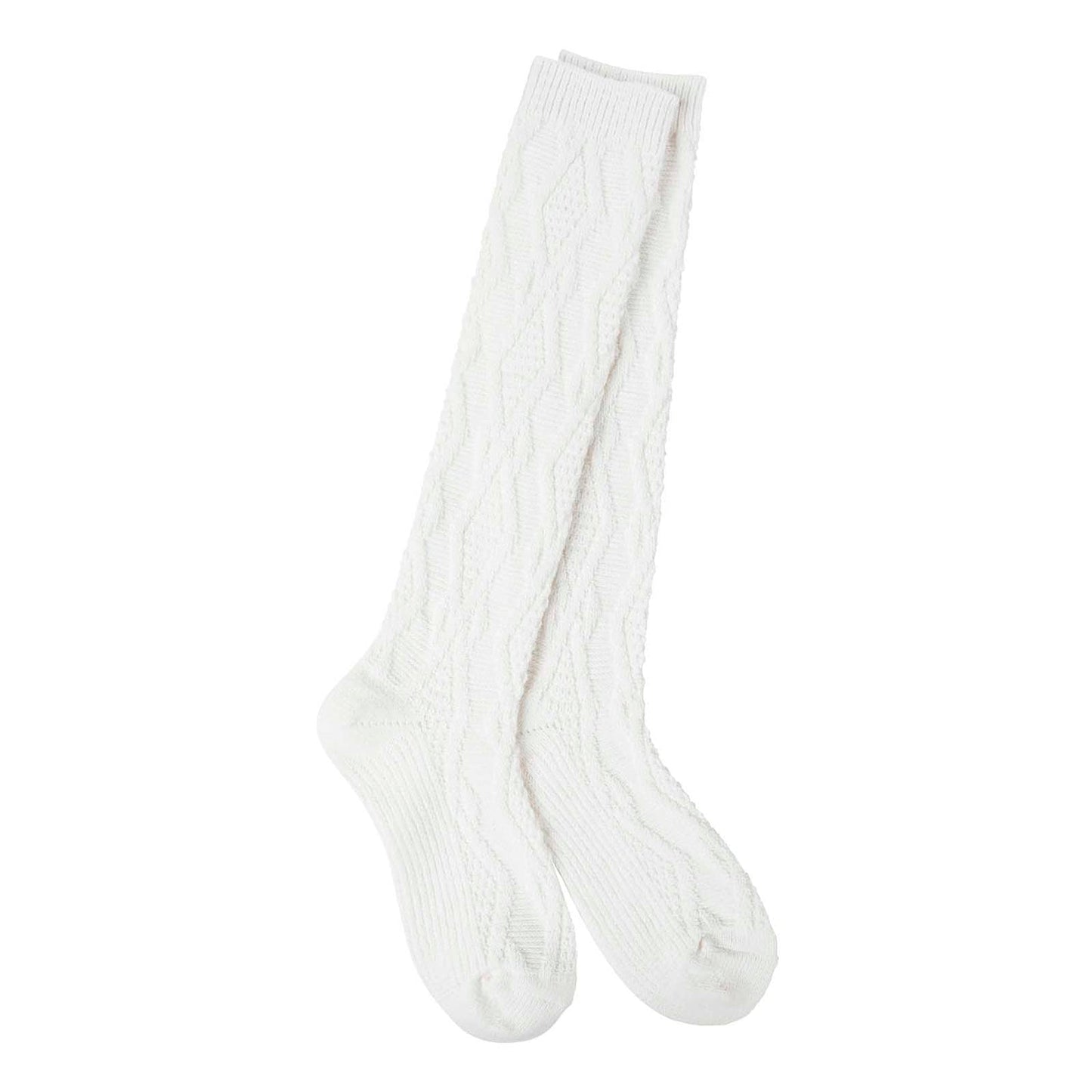 Weekend Cable Knit Knee High Socks
