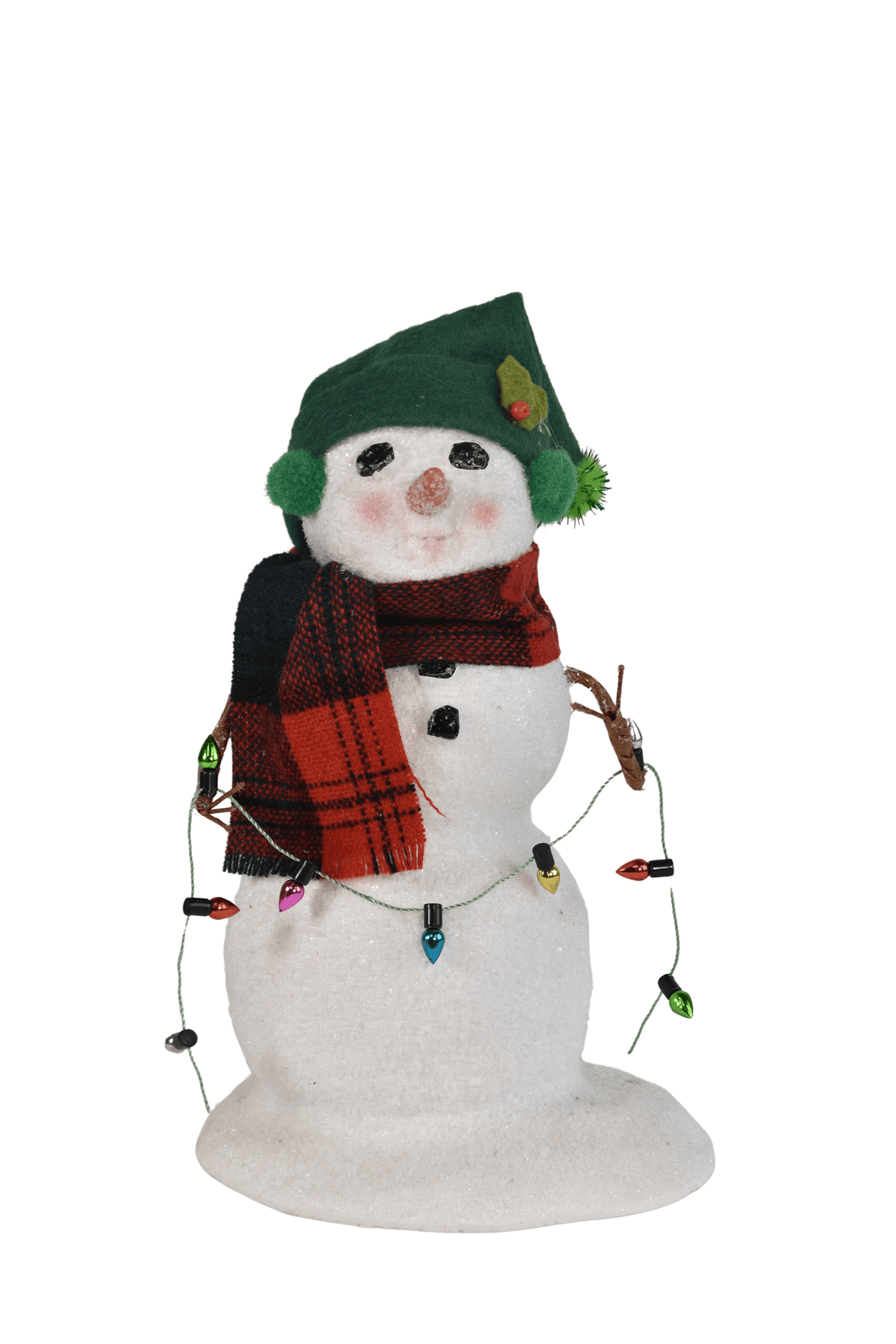 Byers' Choice Snowman with Lights