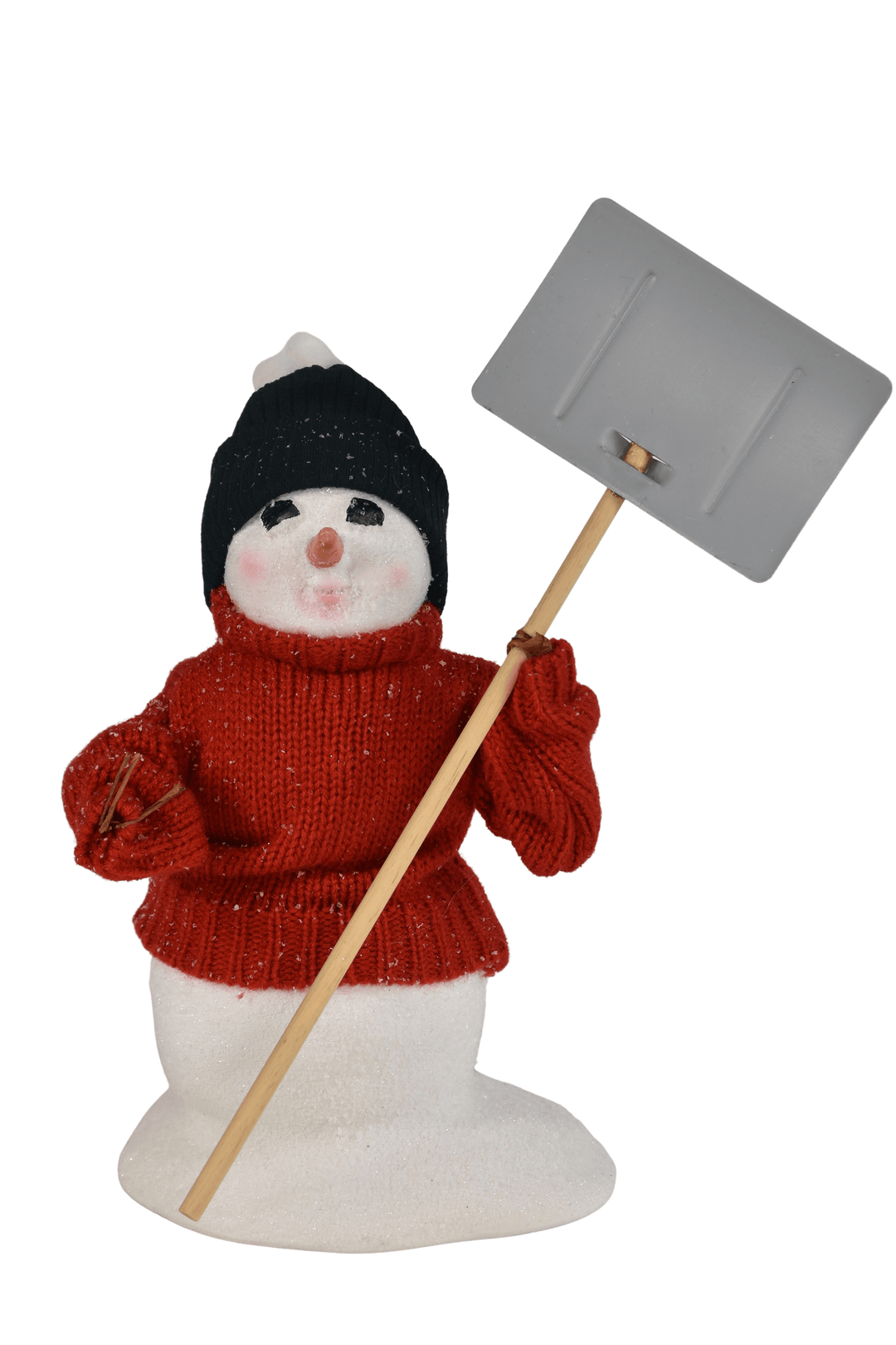 Byers' Choice Snowman with Shovel