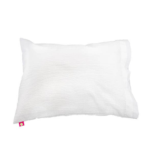 Mint Seersucker Traveler Pillow Case