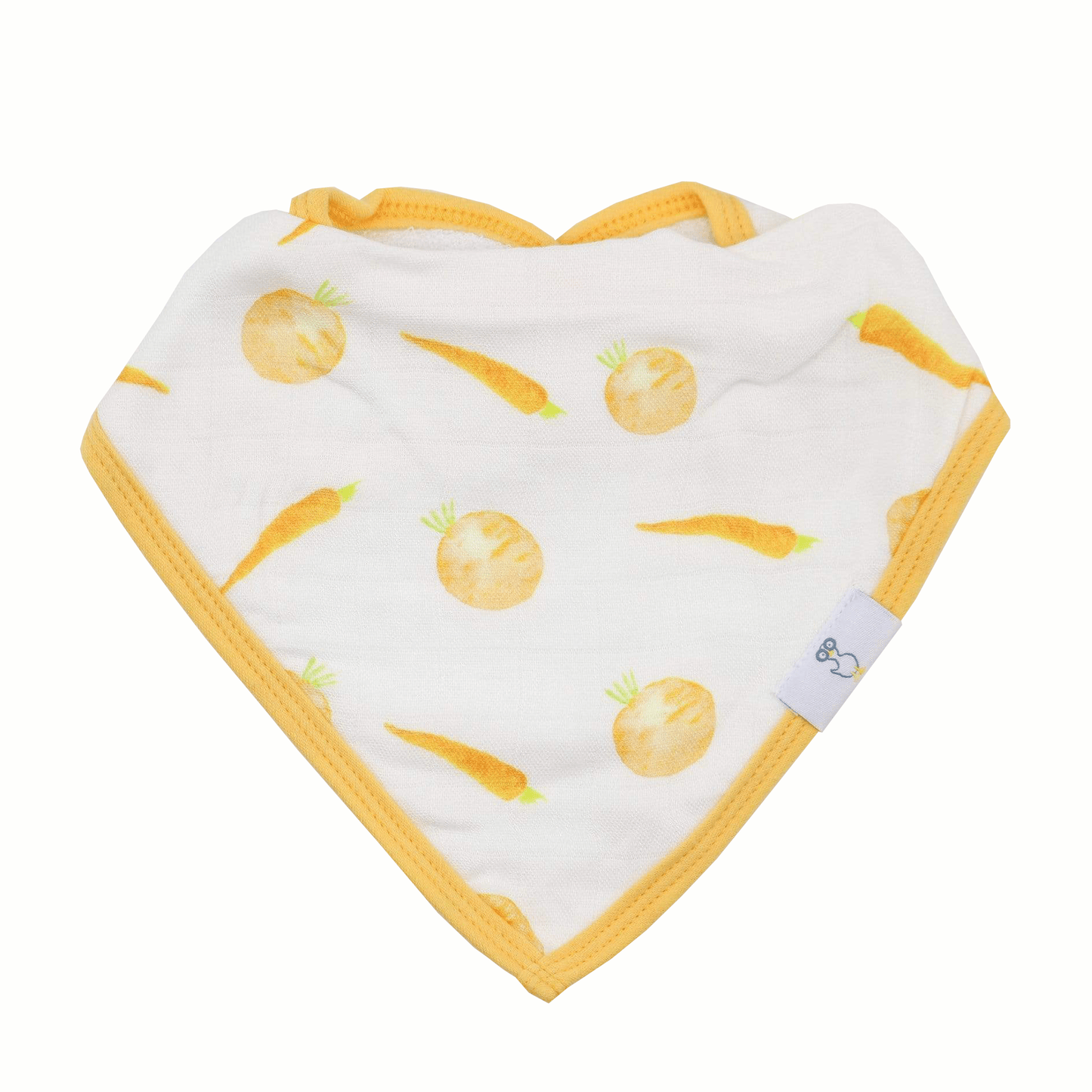 Goose Waddle Carrots and Shapes 2 Pack Bib Set