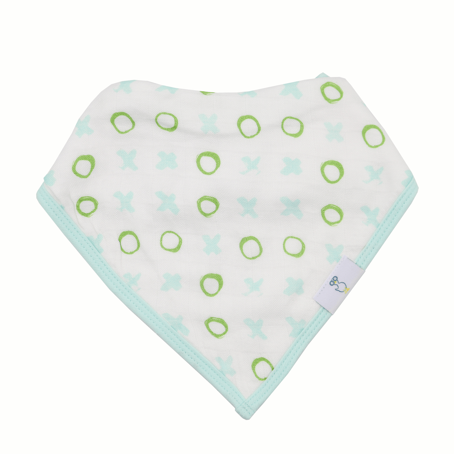 Goose Waddle Peas and XO Mint 2 Pack Bib Set
