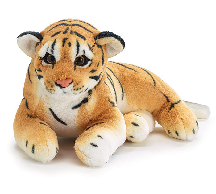 Plush Lying Tiger