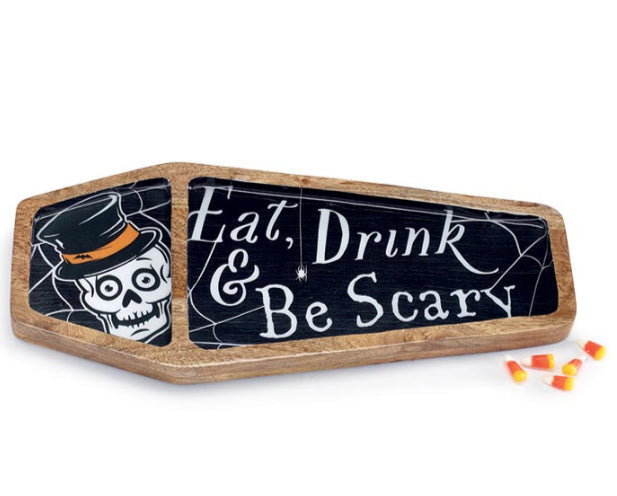Coffin Shaped Tray…Eat Drink And Be Scary