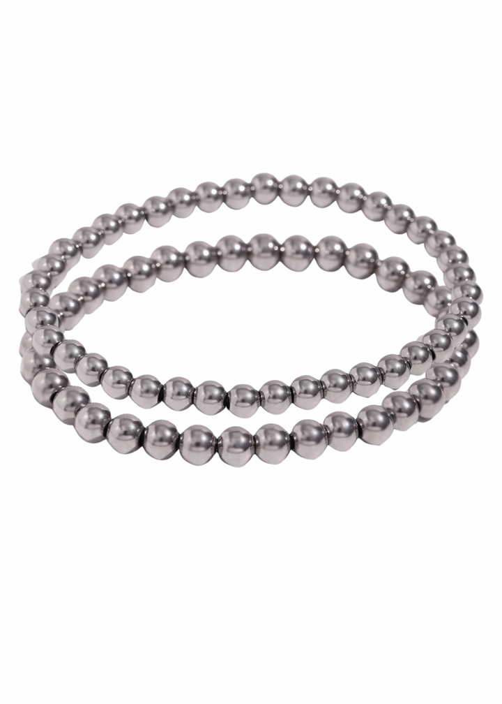 HJane Stainless Steel Beaded Bracelet