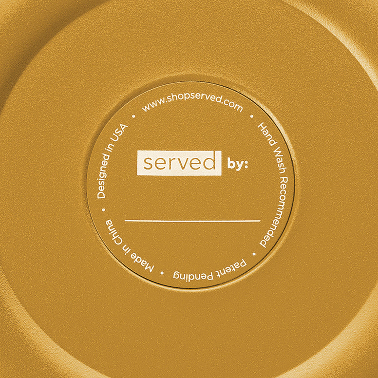 Served Insulated Serving Bowl - Golden