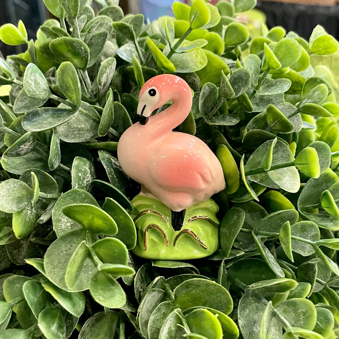 Nora Fleming Tickled Pink Ceramic Mini