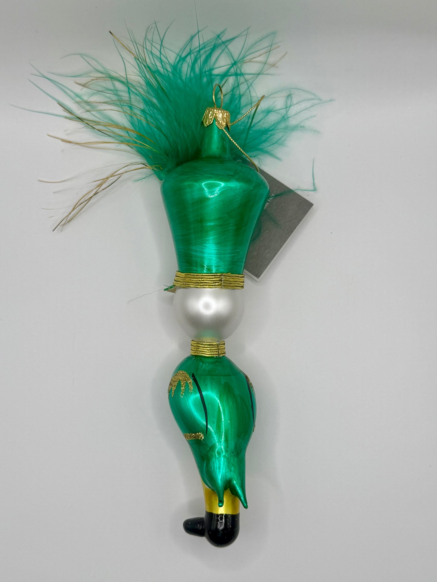 De Carlini Green Soldier with Feathers on hat