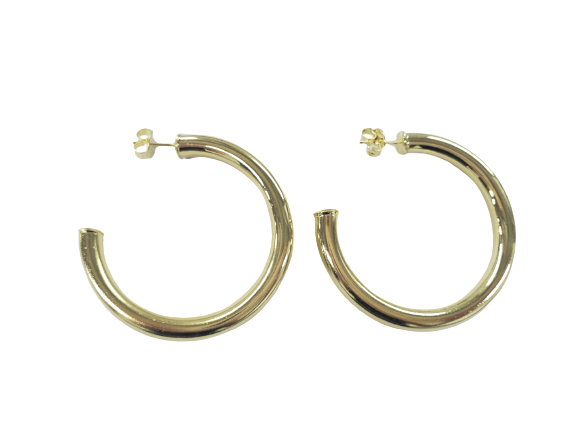 Sheila Fajl Small Arlene Hoops/Shiny Gold