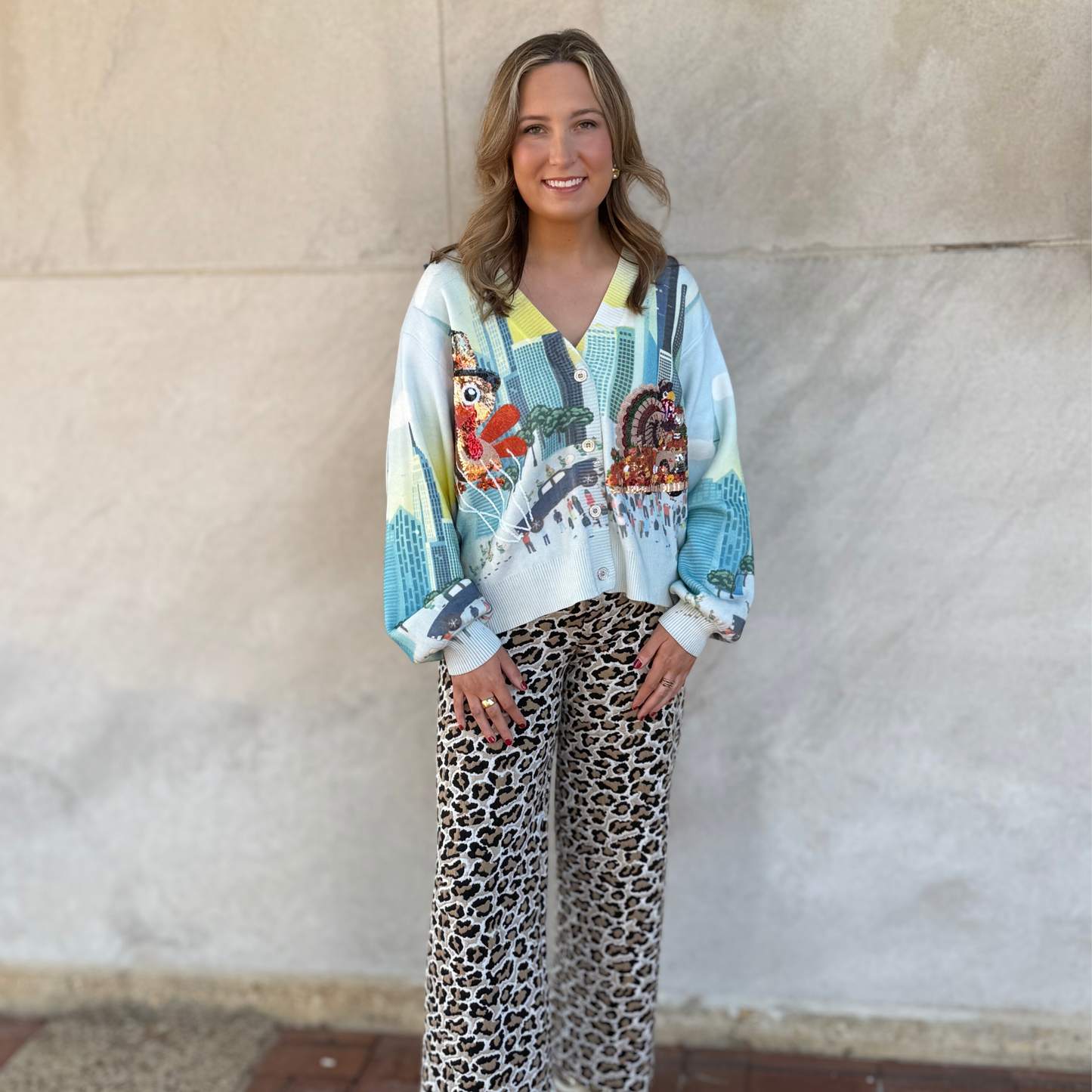 QOS Thanksgiving Parade Cardigan