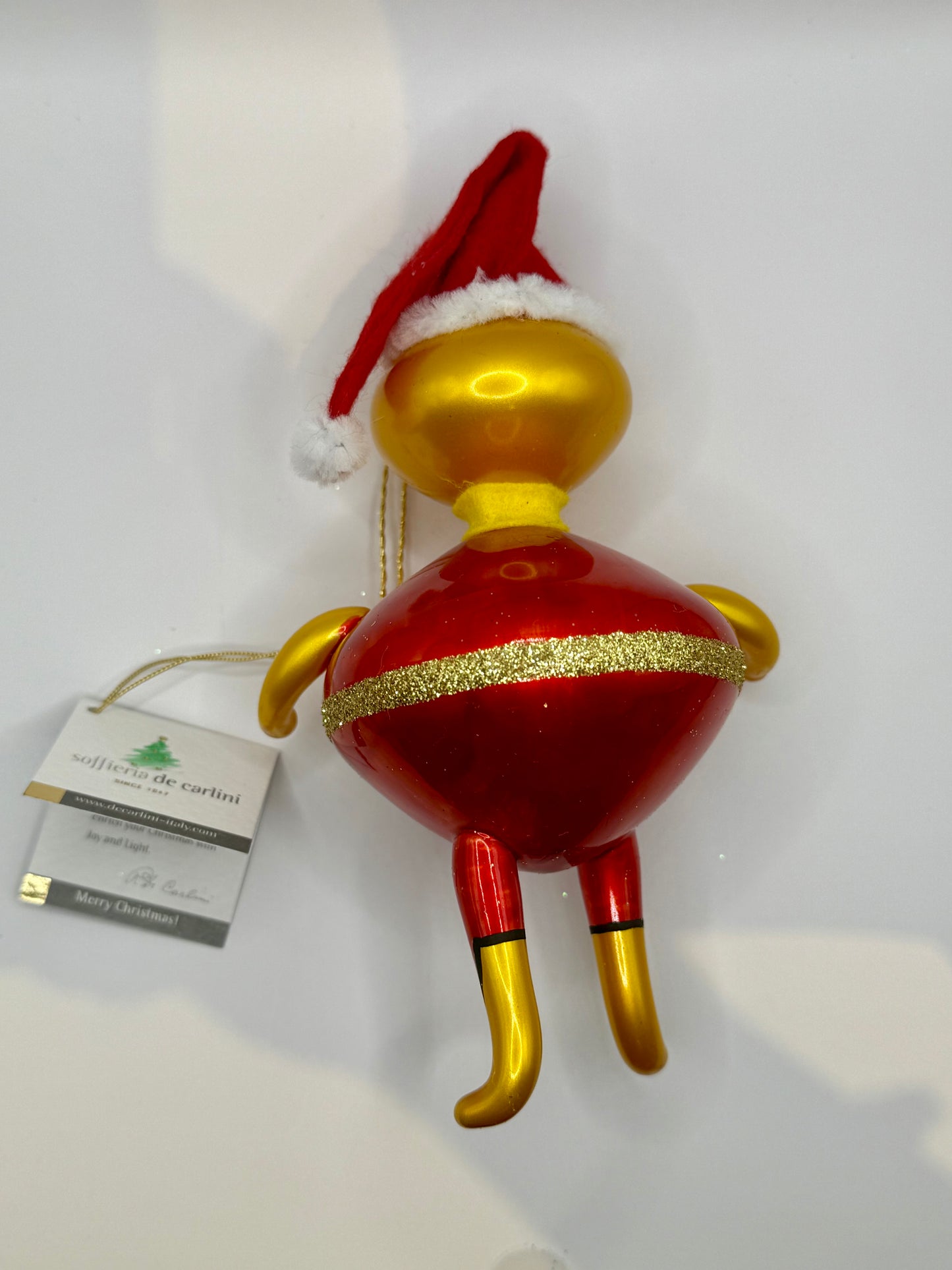 De Carlini Alien with Santa Hat