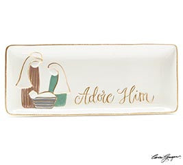 Adore Him Holy Family Tray