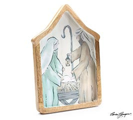 Cheche Shaped Holy Family Tray