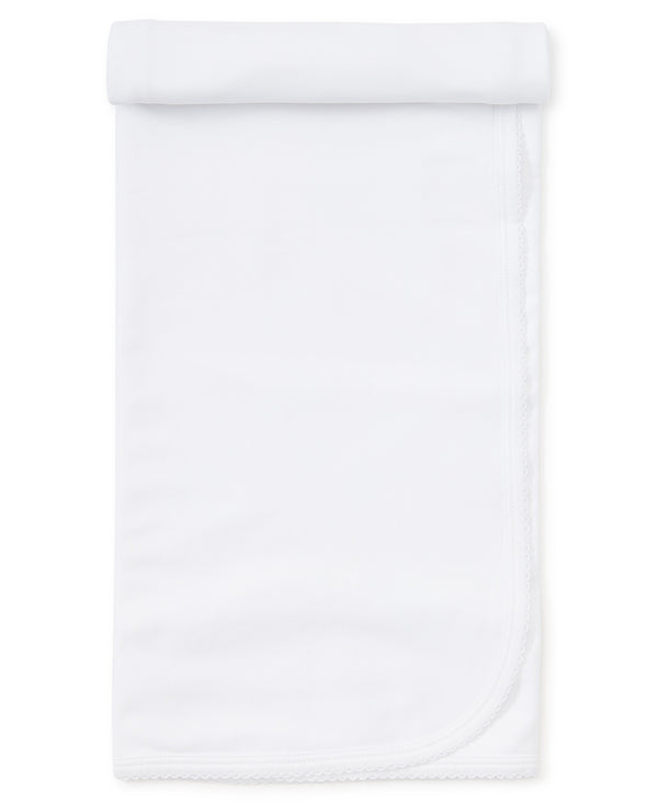 Kissy Kissy Basics White Blanket