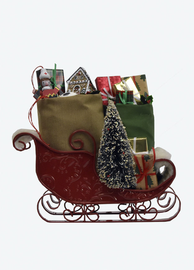 Byer's Choice Sleigh Filled with Toys