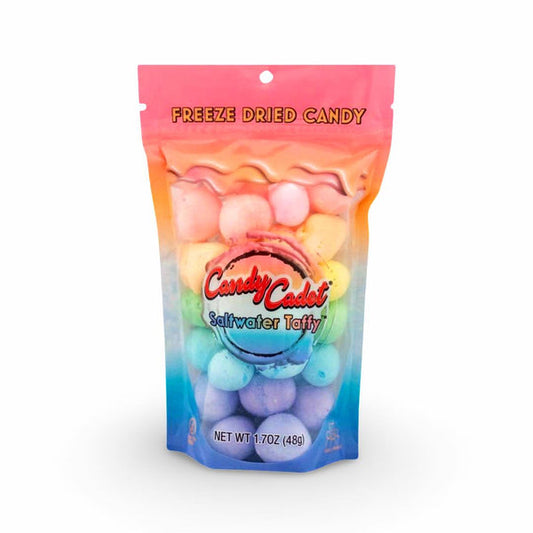 Candy Cadet Freeze Dried Rainbow Saltwater Taffy