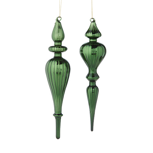 Green Finial Ornament