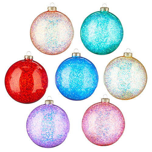 Glitter Christmas Ball Ornament