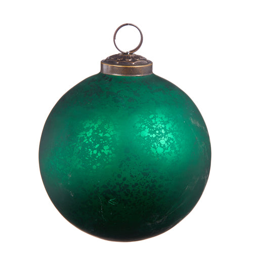 Dark Green Mercury Glass Ornament