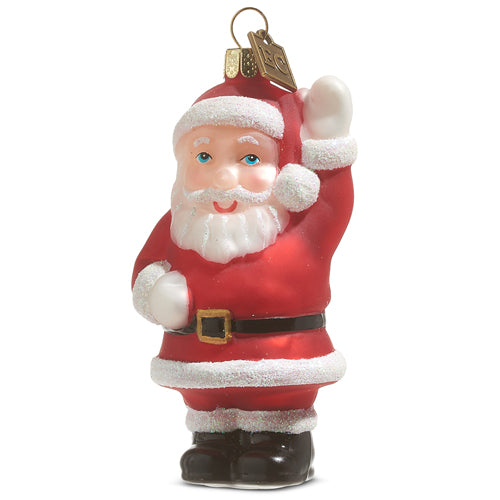 Blow Mold Santa Ornament