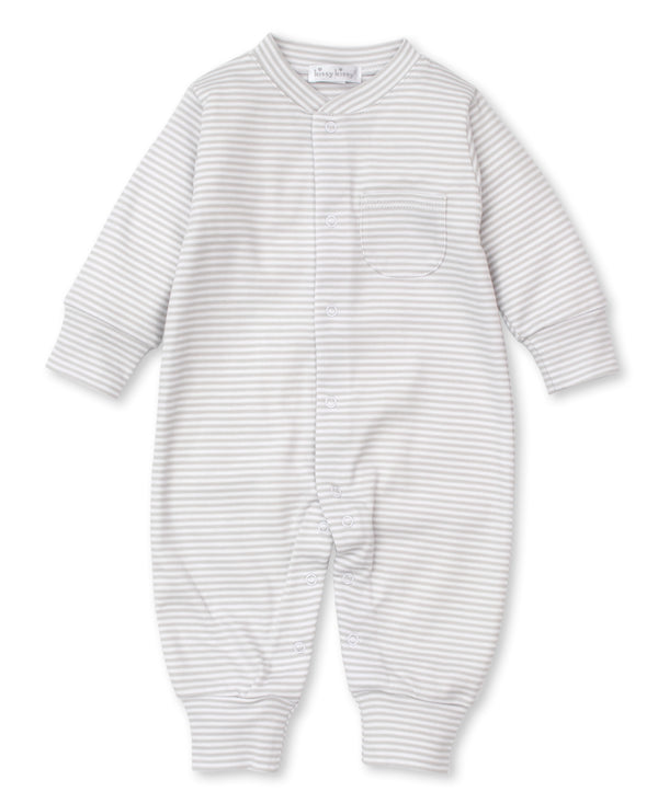 Kissy Kissy Simple Stripes Silver Playsuit