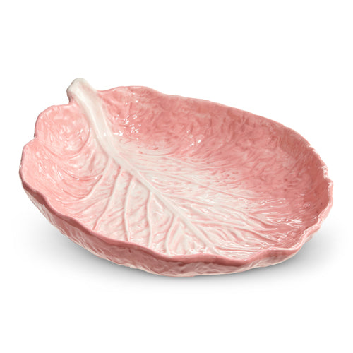 Pink Cabbage Leaf Tray