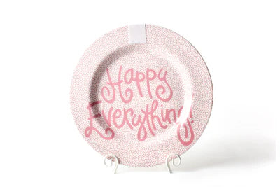 Happy Everything Pink Small Dot Happy Everything Big Platter