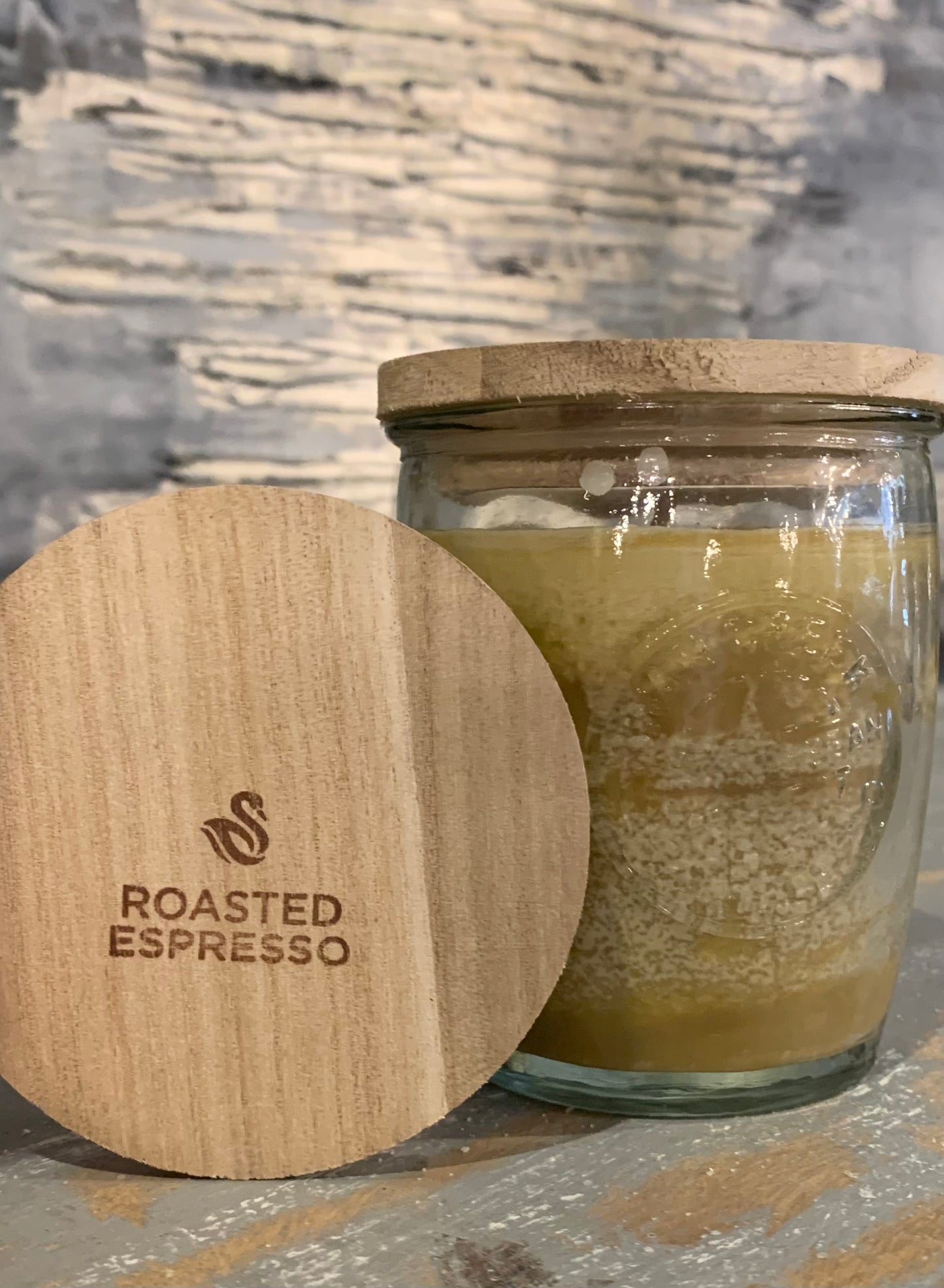 Swan Creek Logo Candle Roasted Espresso