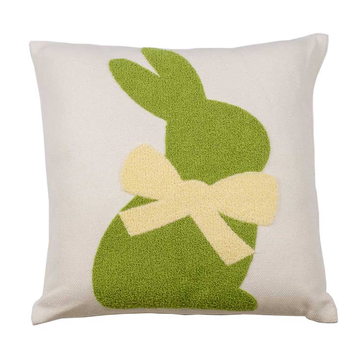 Moss Bunny Pillow