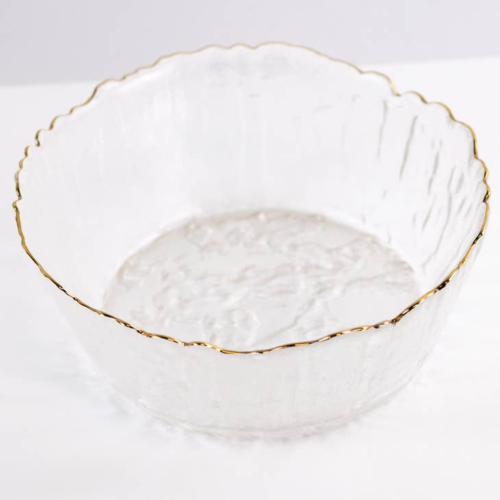 Marguerite Glass Serving Bowl