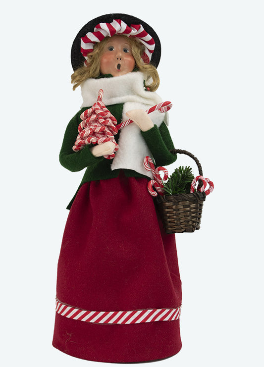 Byer's Choice Candy Cane Lady