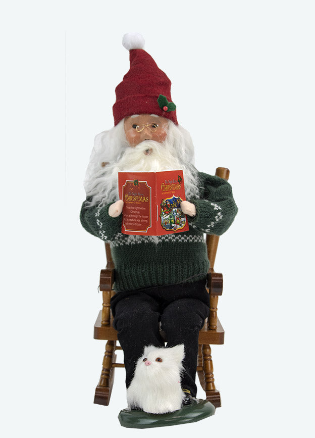 Byer's Choice Santa on a Rocker