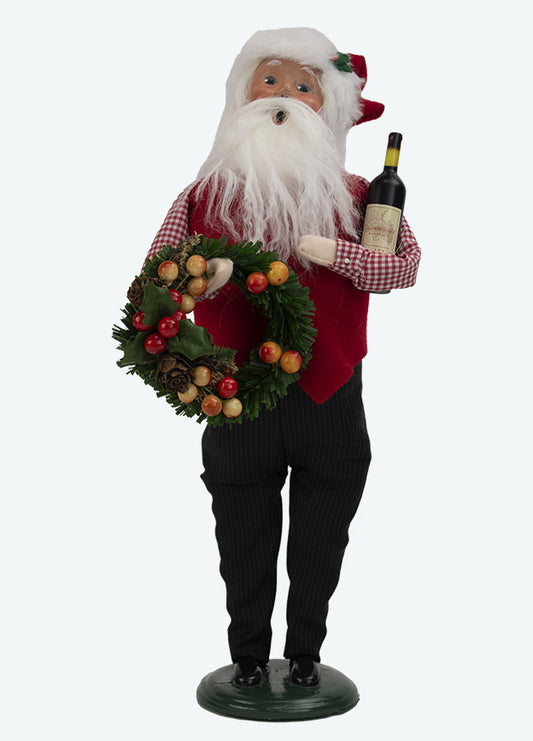 Byer's Choice Wine Santa