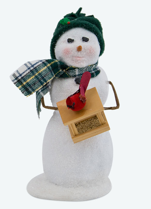 Byer's Choice Snowman with Birdfeeder