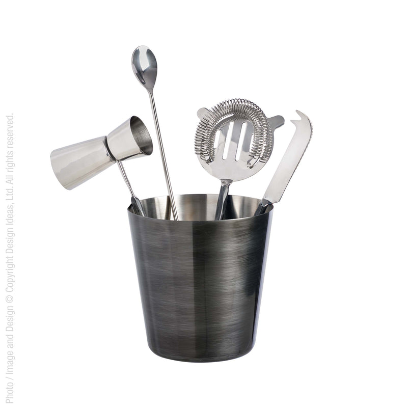 Tomini Stainless Steel Bar Set