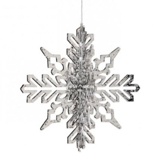 Shiny Snowflake 3D Ornament