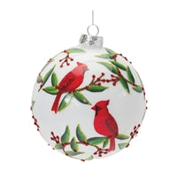 Cardinal Globe Ornament