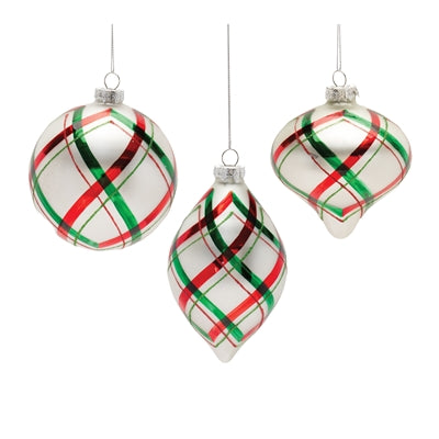 Christmas Plaid Ornament