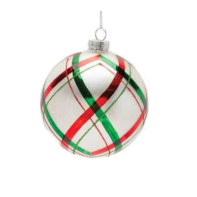 Christmas Plaid Ornament