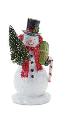 Vintage Snowman Couple