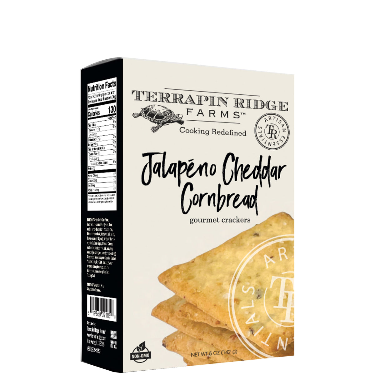 Terrapin Ridge Farms Jalapeno Cheddar Corn Bread Crackers