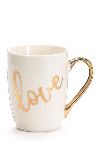 Gold Love & Xo Mug