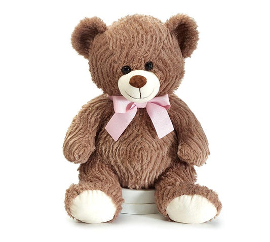 Wavy Teddy Bear Plush- 15"