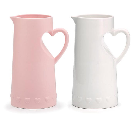 Embossed Heart Pitcher