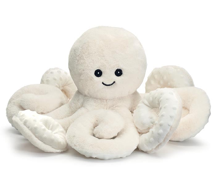 Plush White Octopus