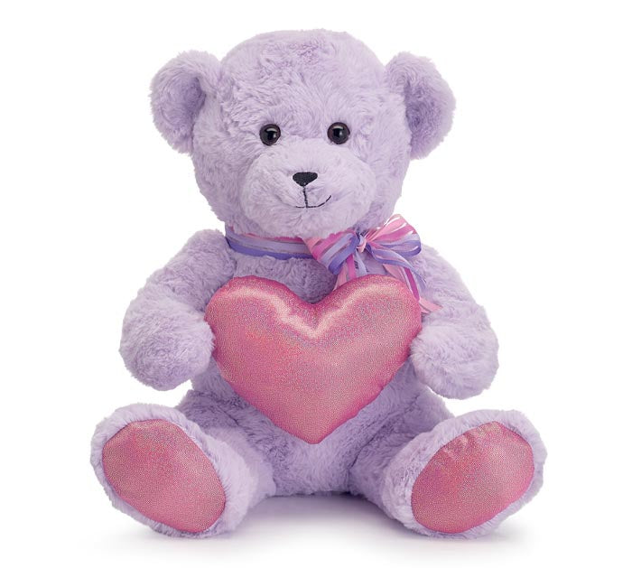 Lavender Valentine Bear
