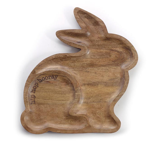 Mango Wood Bunny Tray