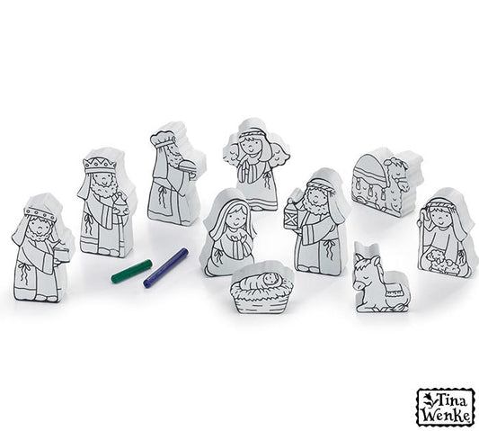 Color Me Children's Nativity Set