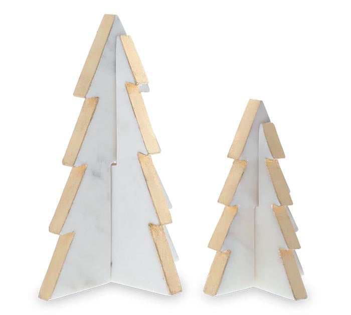 Gilded Marble Christmas Tree